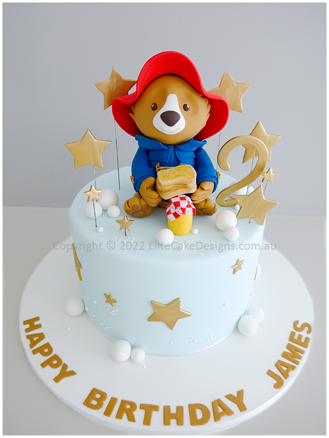 Paddington Bear birthday cake